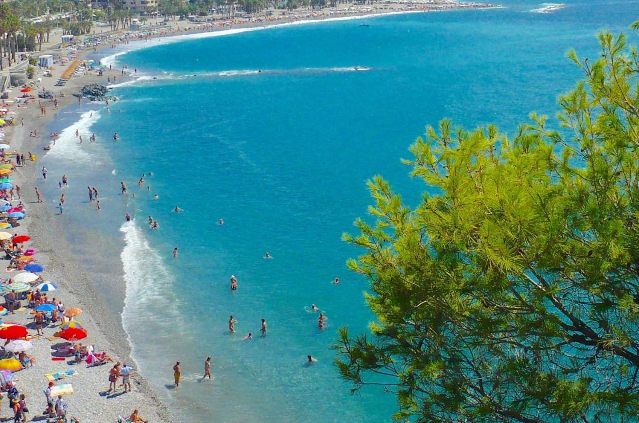 Central Almunecar, Beach Playa 125 Metres, By Old Town Bagian luar foto